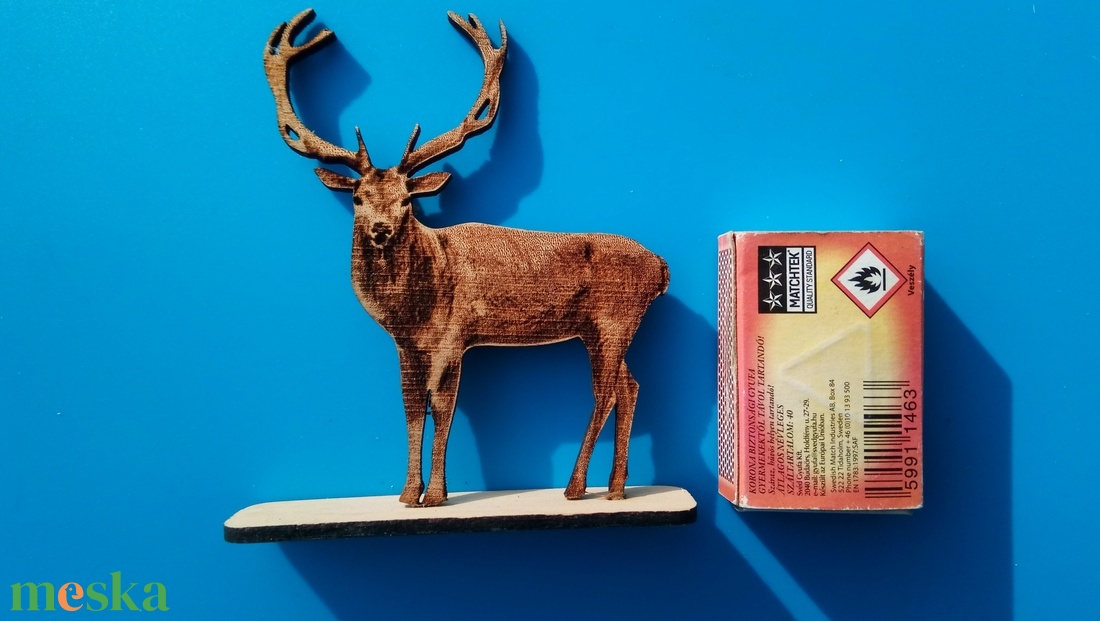 Szarvas vitrindísz. Vagy asztali dísz. Karácsonyra, mikulásra, szilveszterre. Vadásznak, állatbarátnak, erdőjárónak. - esküvő - dekoráció - asztaldísz - Meska.hu