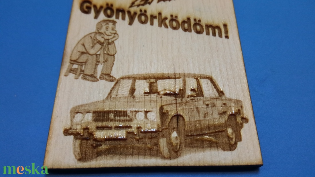 NE ZAVARJ! tábla. LADA 2107 képpel, vicces, humoros szöveggel, igazi funkcióval. Ritka ajándék, autósnak, veteránosnak. - esküvő - dekoráció - tábla & jelzés - Meska.hu