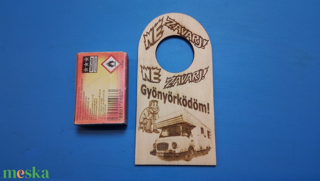 NE ZAVARJ! tábla. Barkas lakóautó képpel, vicces, humoros felirattal. Ajándék Barkasosnak, veteránosnak, autó rajongónak - esküvő - dekoráció - tábla & jelzés - Meska.hu