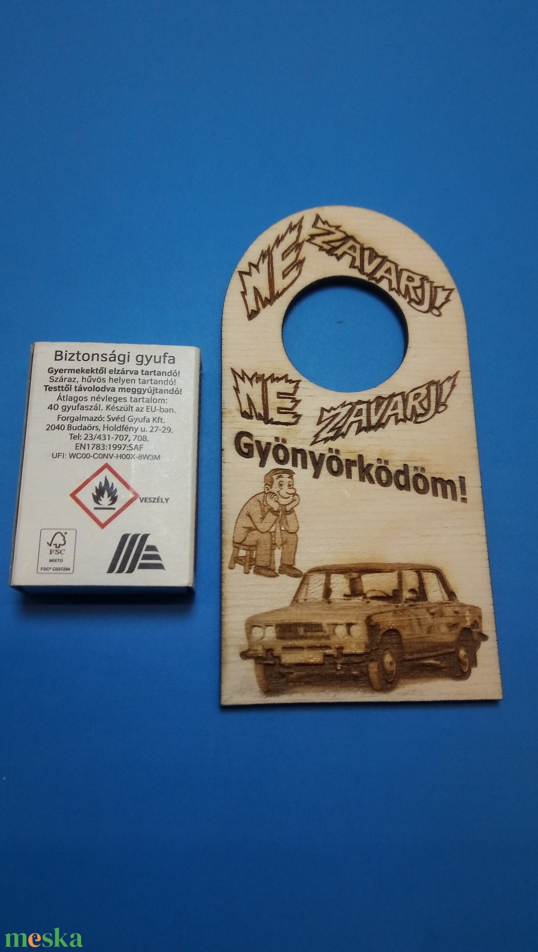 NE ZAVARJ! tábla. LADA 2106 mintával. Ajándék ladásnak, zsigulisnak, autósnak, fiúnak, gyereknek, felnőttnek, öregnek. - esküvő - dekoráció - tábla & jelzés - Meska.hu