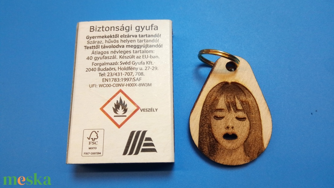 Pajzán kulcstartó. Tátika 1. Kedves női arc, egy kis csavarral. Férfiaknak kiváló ajándék. Persze, célzás nélkül. ;-) - táska & tok - kulcstartó & táskadísz - kulcstartó - Meska.hu