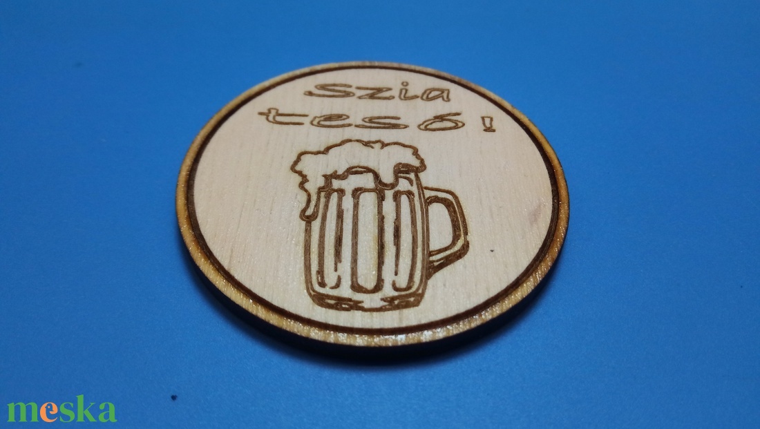 Szia tesó! Hűtőmégnes, fiúnak, fiú testvérnek. Ajándéknak, köszönetnek, viccnek, jókedvnek. - otthon & életmód - konyhafelszerelés, tálalás - konyhai dekoráció - hűtőmágnes - Meska.hu