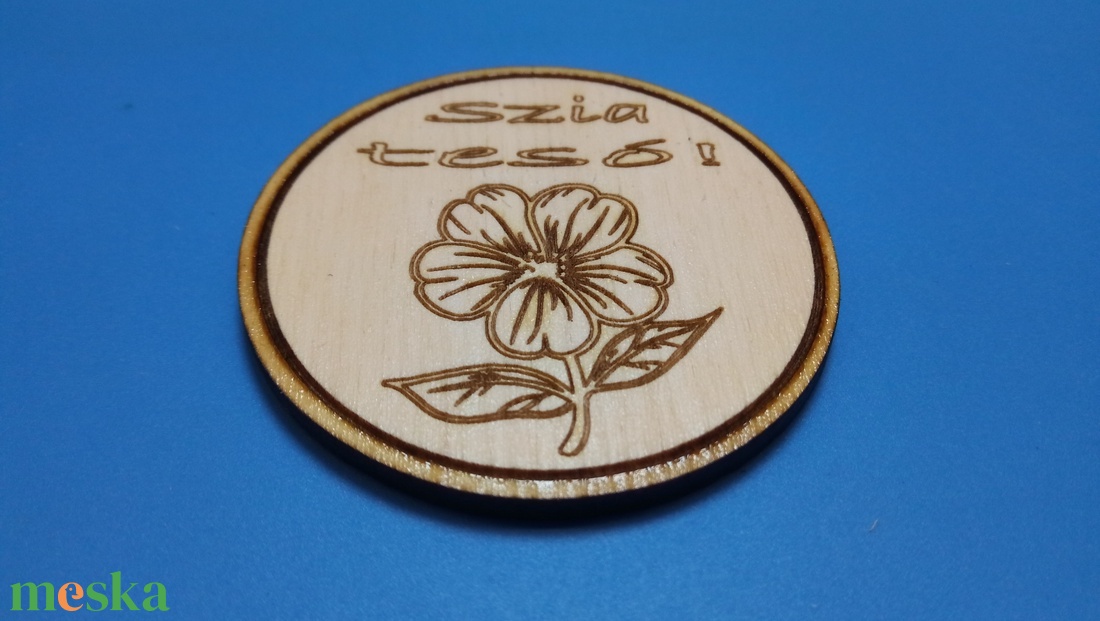 Szia tesó! Hűtőmégnes, lánynak, lány testvérnek. Ajándéknak, köszönetnek, viccnek, jókedvnek. - otthon & életmód - konyhafelszerelés, tálalás - konyhai dekoráció - hűtőmágnes - Meska.hu