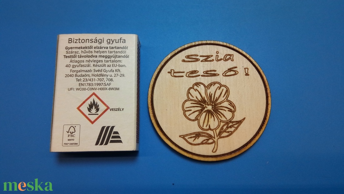 Szia tesó! Hűtőmégnes, lánynak, lány testvérnek. Ajándéknak, köszönetnek, viccnek, jókedvnek. - otthon & életmód - konyhafelszerelés, tálalás - konyhai dekoráció - hűtőmágnes - Meska.hu