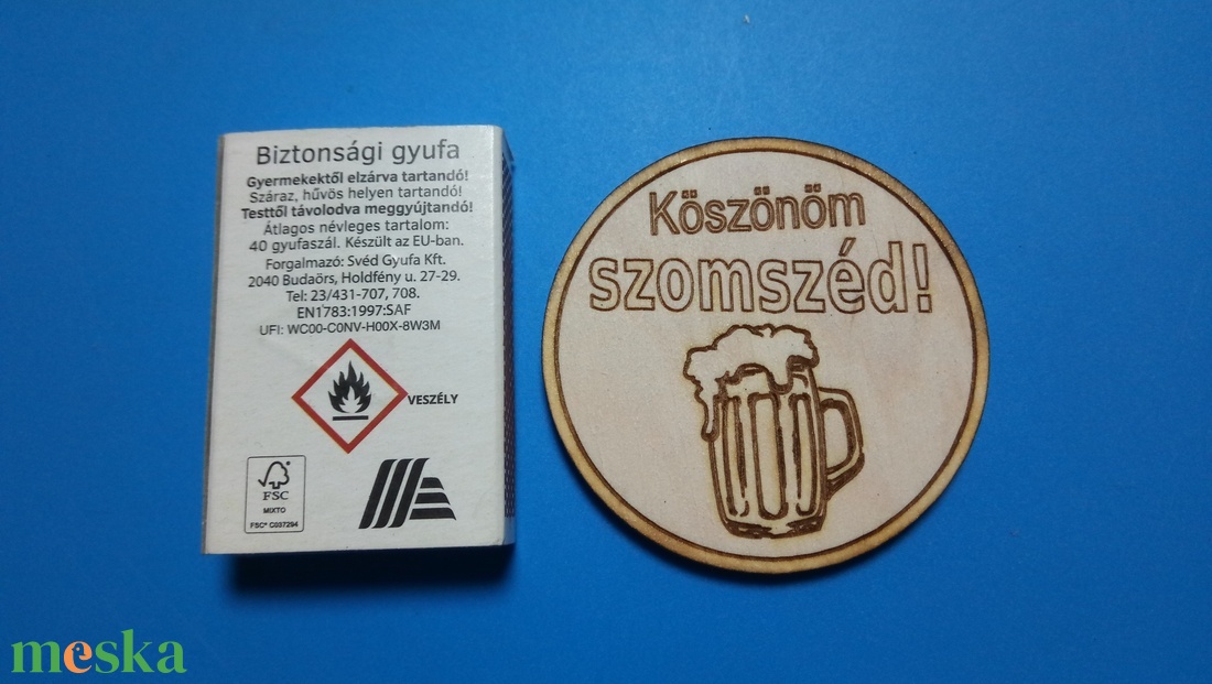 Köszönöm szomszéd! Ajándék űtőmágnes. Köszönet nyilvánítás kedves szomszédúnknak a segítségért. Fiú verzió. - otthon & életmód - konyhafelszerelés, tálalás - konyhai dekoráció - hűtőmágnes - Meska.hu