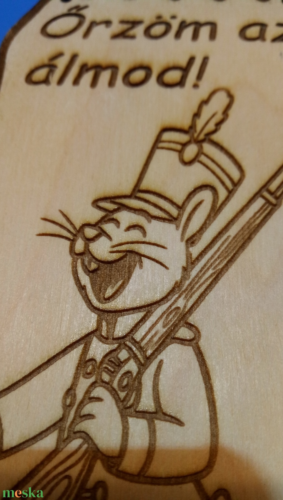 Húsvéti gyerek ajándék. Szép, gravírozott álomőrző. Őrangyal kép gyerekszobába, gyerekágy fölé, megnyugtatásnak, dísznek - otthon & életmód - dekoráció - kép & falikép - fából készült kép - Meska.hu