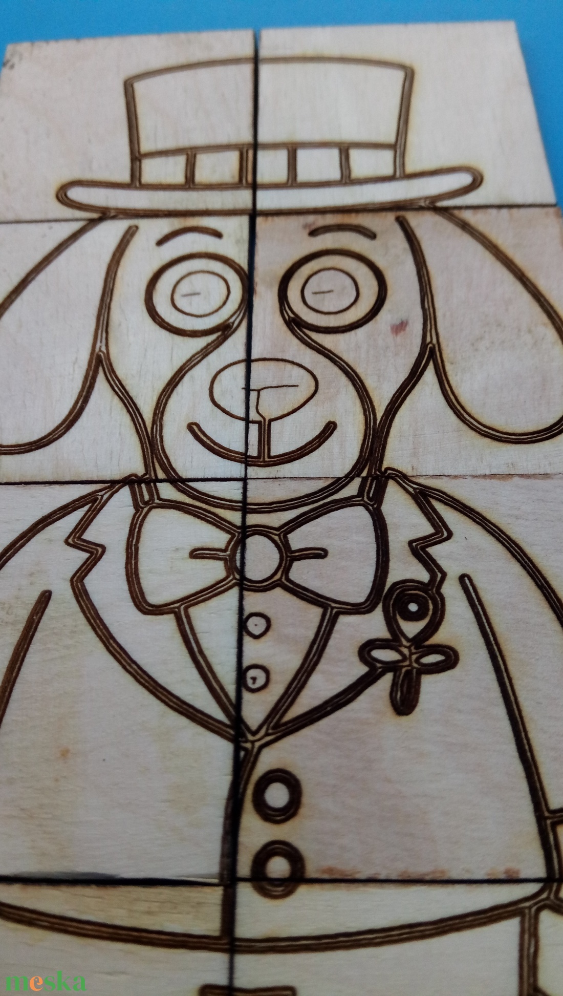 Kutya vőlegény, macska / cica menyasszony. Kirakós játék esküvőre, kisgyerekeknek, de főleg gyerekvigyázóknak. - játék & sport - puzzle - kirakó, kocka kirakó - Meska.hu