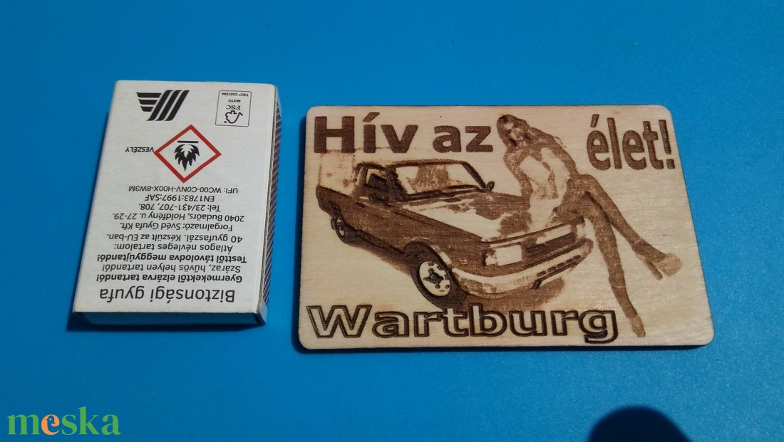 Wartburg 353 ponyvás Transport mintás hűtőmágenes. Hív az élet! - otthon & életmód - konyhafelszerelés, tálalás - konyhai dekoráció - hűtőmágnes - Meska.hu