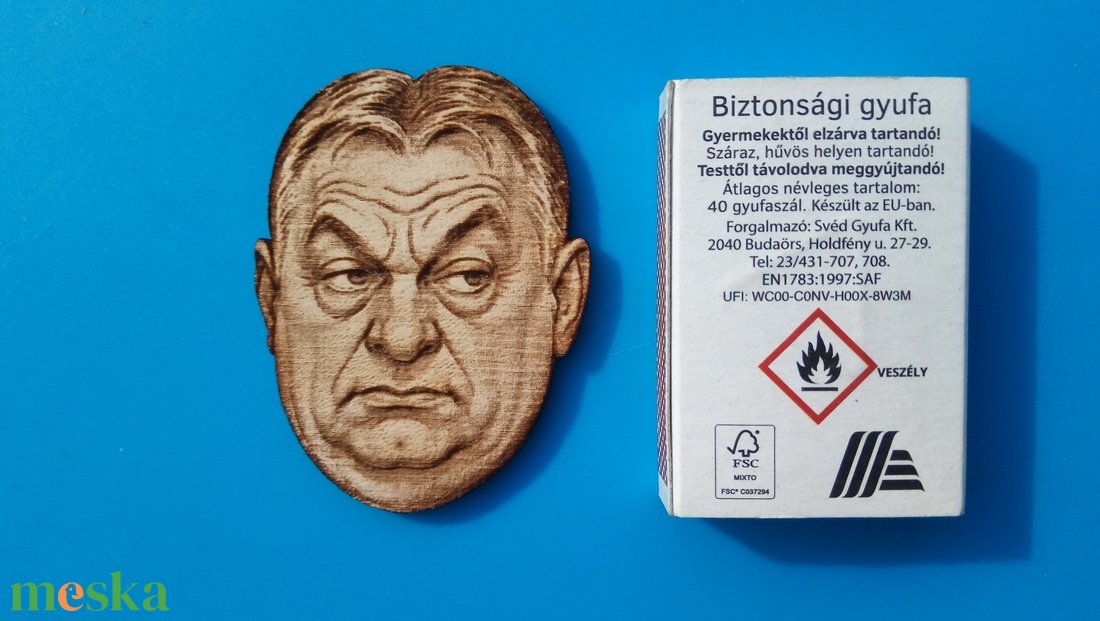 Orbán Viktor karikatúra Hűtőmágnes. Két féle. - otthon & életmód - konyhafelszerelés, tálalás - konyhai dekoráció - hűtőmágnes - Meska.hu