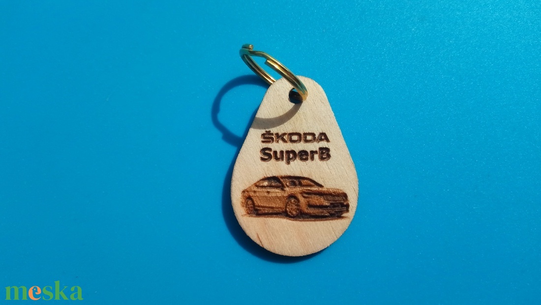 Skoda Superb mintás kulcstartó.  - táska & tok - kulcstartó & táskadísz - kulcstartó - Meska.hu