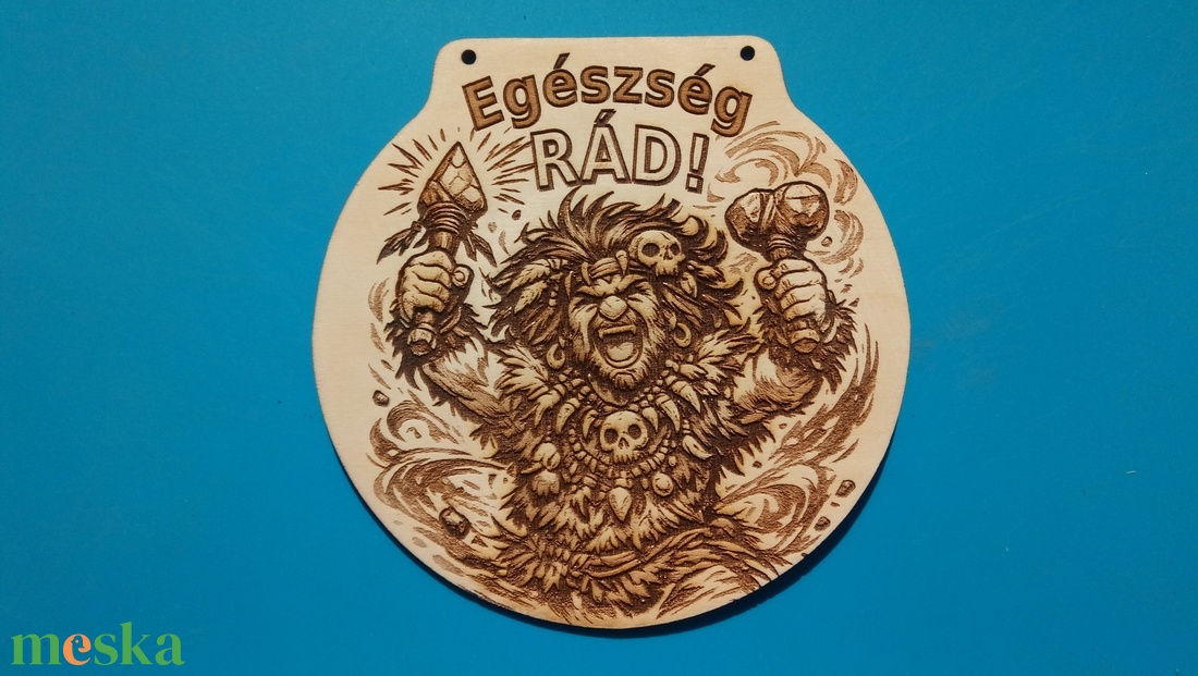 Egészség sámán. Egészséghozó gravírozott falikép. Házi áldás, szobadísz, ajándék. - otthon & életmód - dekoráció - kép & falikép - fából készült kép - Meska.hu