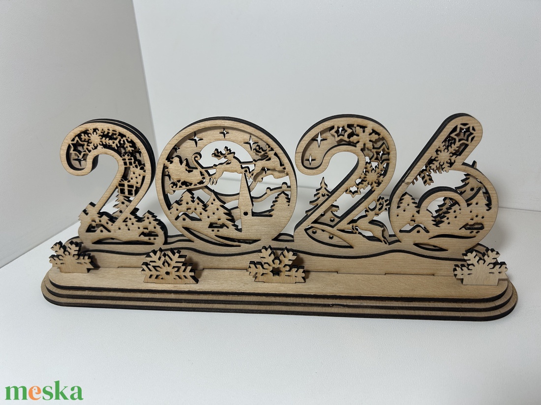 2026-os Karácsonyi és Újévi asztaldísz  - karácsony - adventi díszek - adventi asztaldísz - Meska.hu