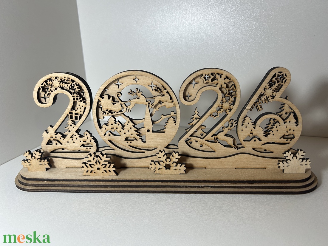 2026-os Karácsonyi és Újévi asztaldísz  - karácsony - adventi díszek - adventi asztaldísz - Meska.hu