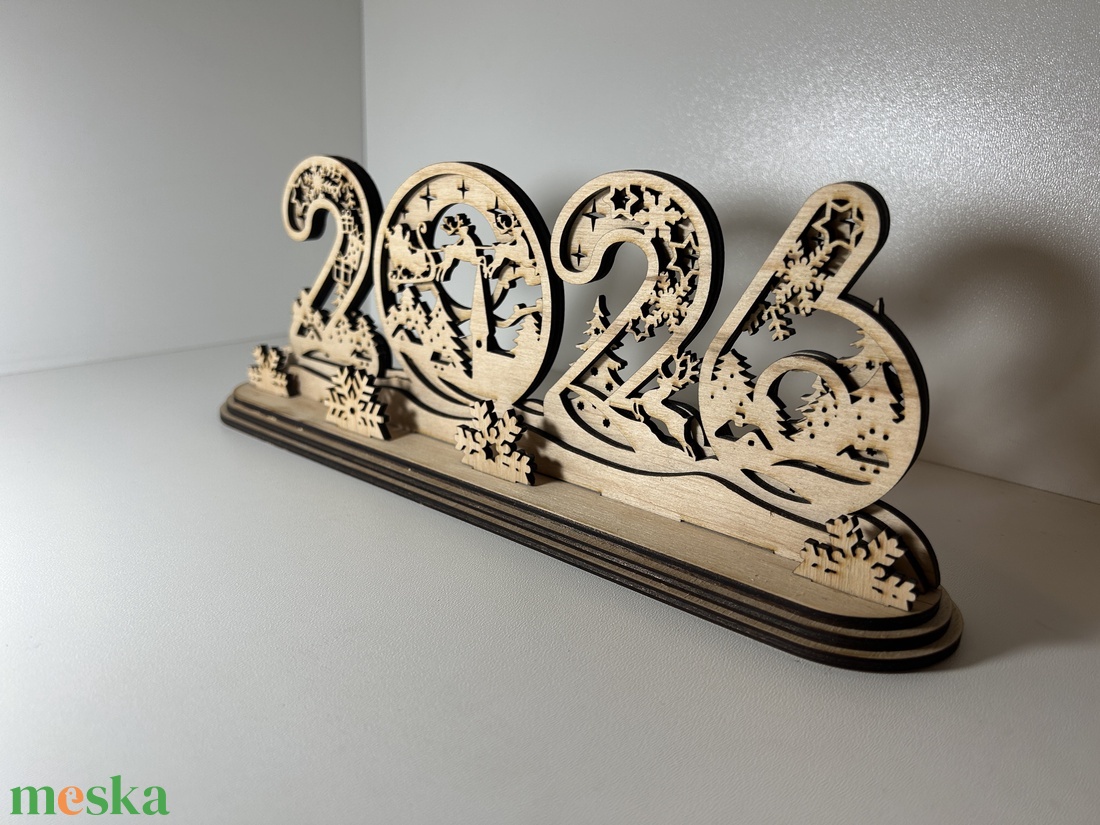 2026-os Karácsonyi és Újévi asztaldísz  - karácsony - adventi díszek - adventi asztaldísz - Meska.hu