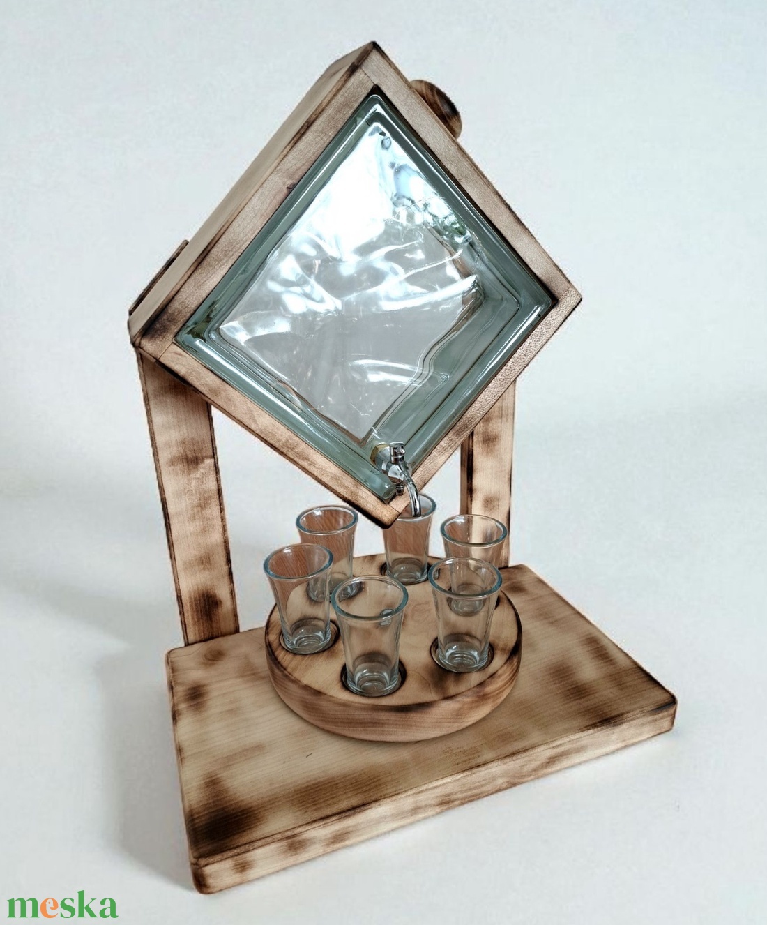 Pörgetős italadagoló  - karácsony - karácsonyi ajándékozás - karácsonyi ajándékcsomagolás - Meska.hu