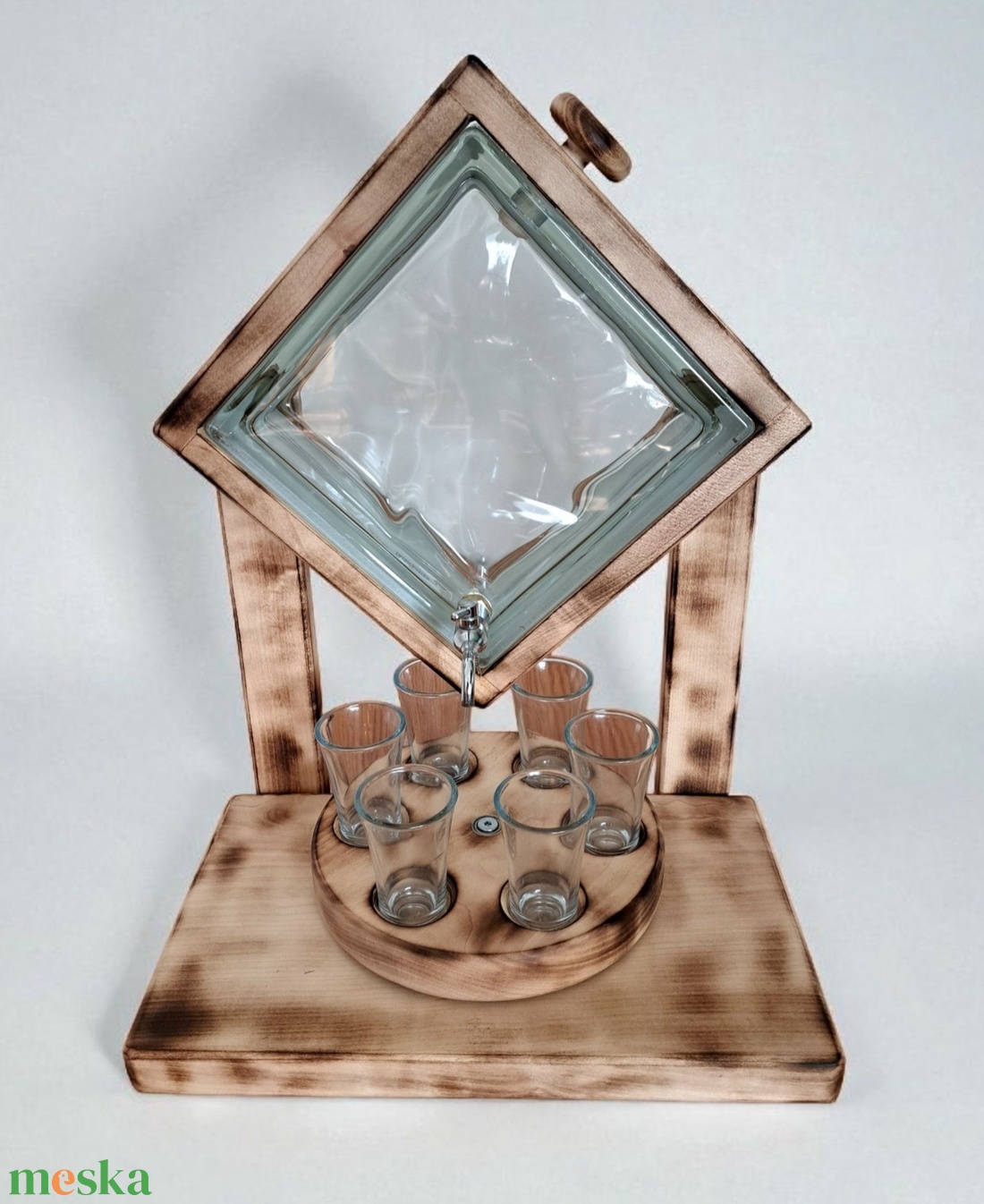 Pörgetős italadagoló  - karácsony - karácsonyi ajándékozás - karácsonyi ajándékcsomagolás - Meska.hu