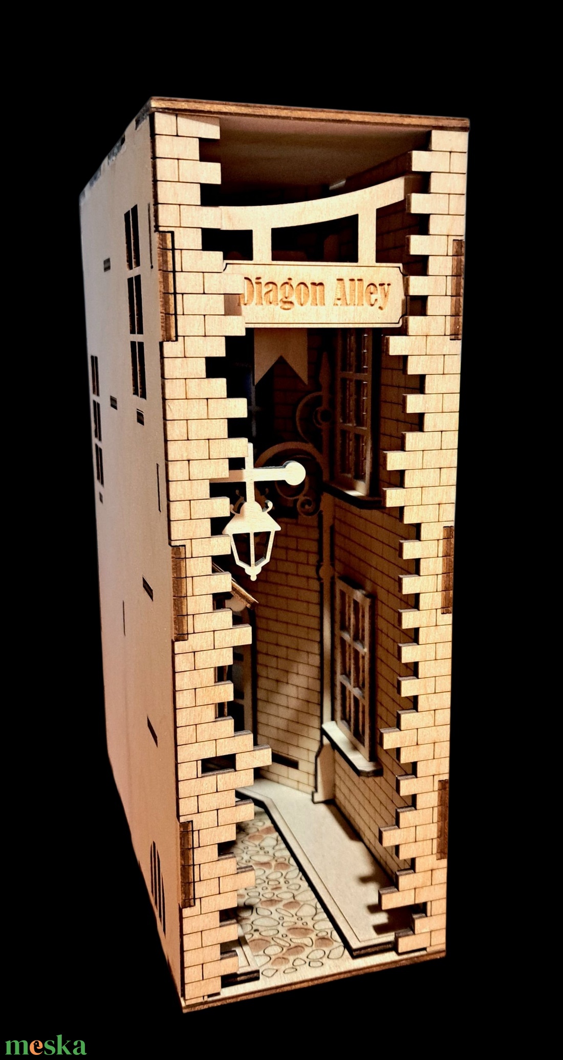 Book nook Harry Potter - otthon & életmód - dekoráció - asztal és polc dekoráció - könyvtámasz - Meska.hu