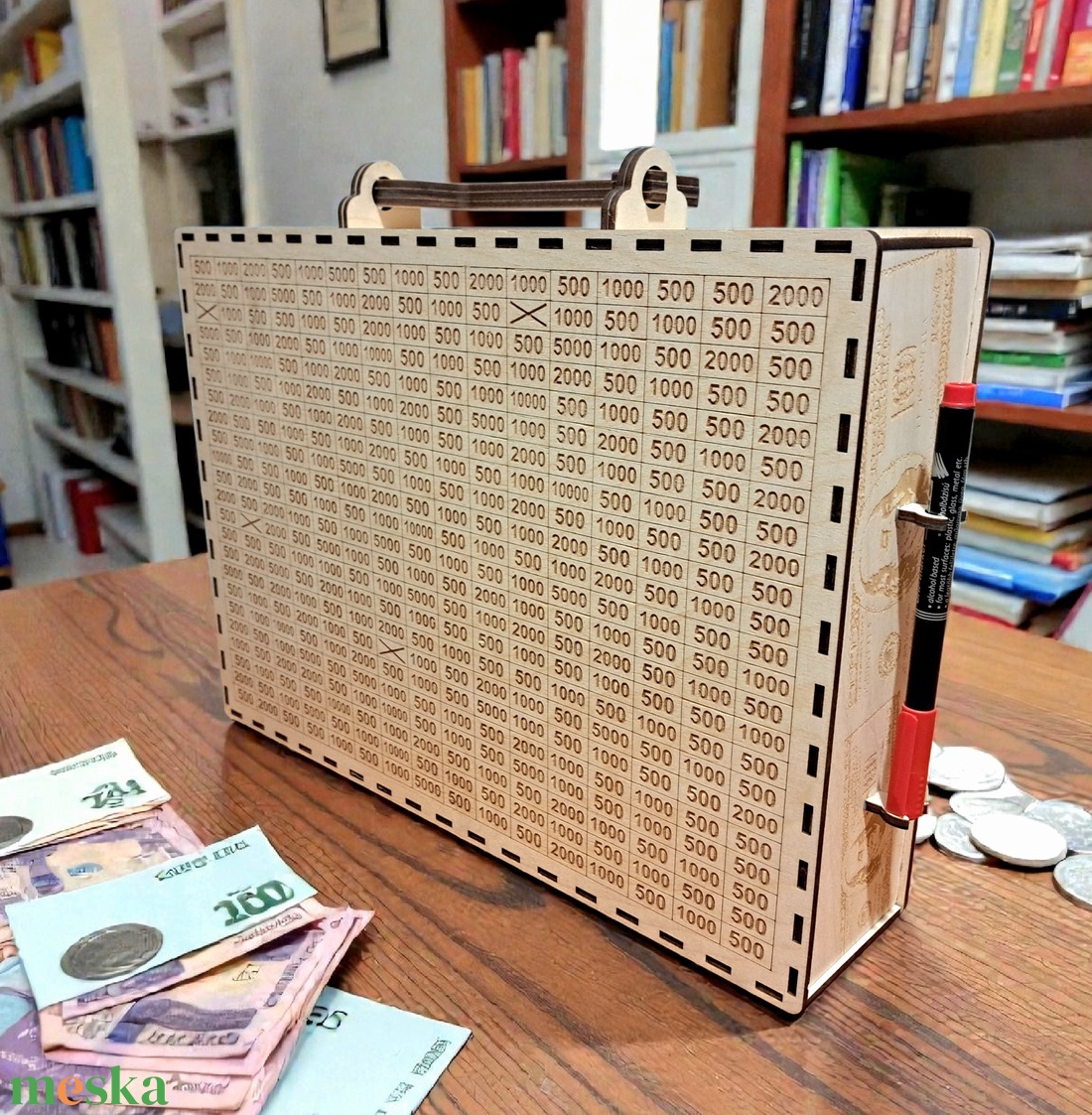 365 napos persely - otthon & életmód - dekoráció - asztal és polc dekoráció - persely - Meska.hu