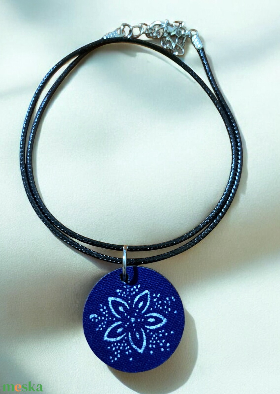 Kékfestő fülbevaló - esküvő - ékszer - ékszerszett - Meska.hu