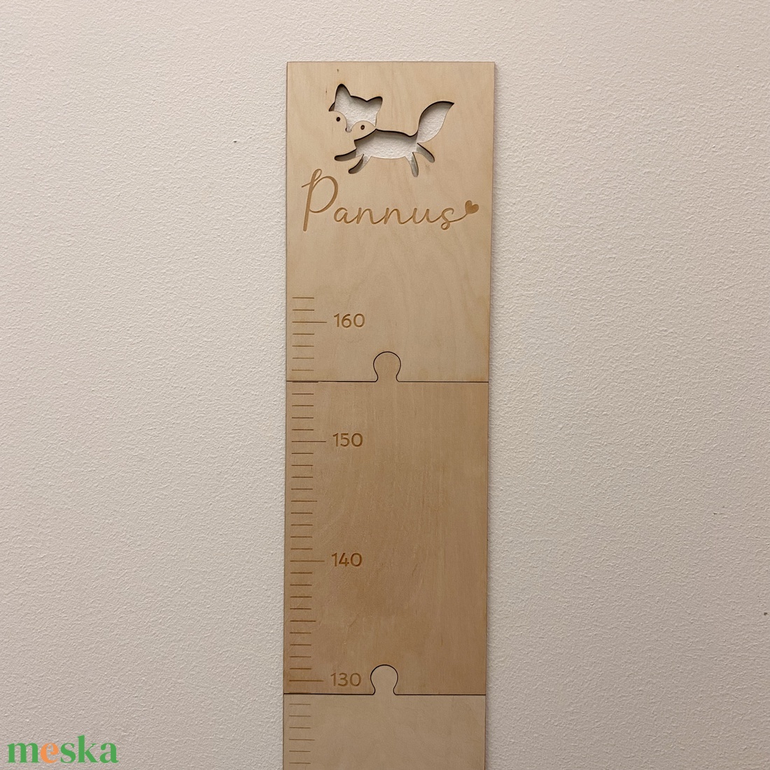 Rókás fa magasságmérő - otthon & életmód - babaszoba, gyerekszoba - babaszoba, gyerekszoba - Meska.hu