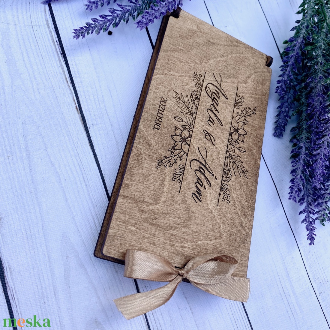 Virágos fa pénzátadó doboz esküvőre - ballagásra - különleges alkalomra  - esküvő - emlék & ajándék - nászajándék - Meska.hu