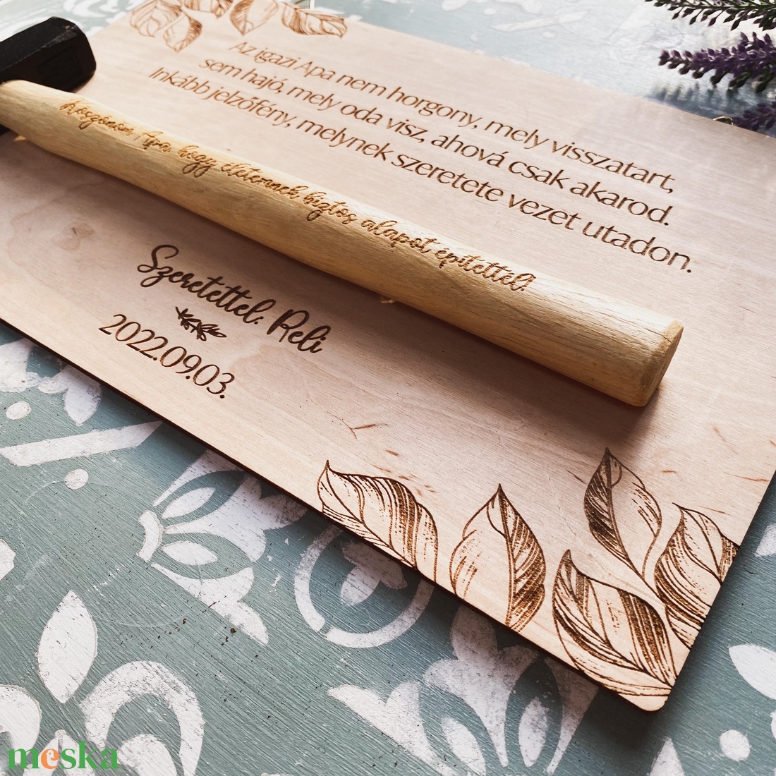 Esküvői szülőköszöntő Apaköszöntő kalapács - esküvő - emlék & ajándék - szülőköszöntő ajándék - Meska.hu