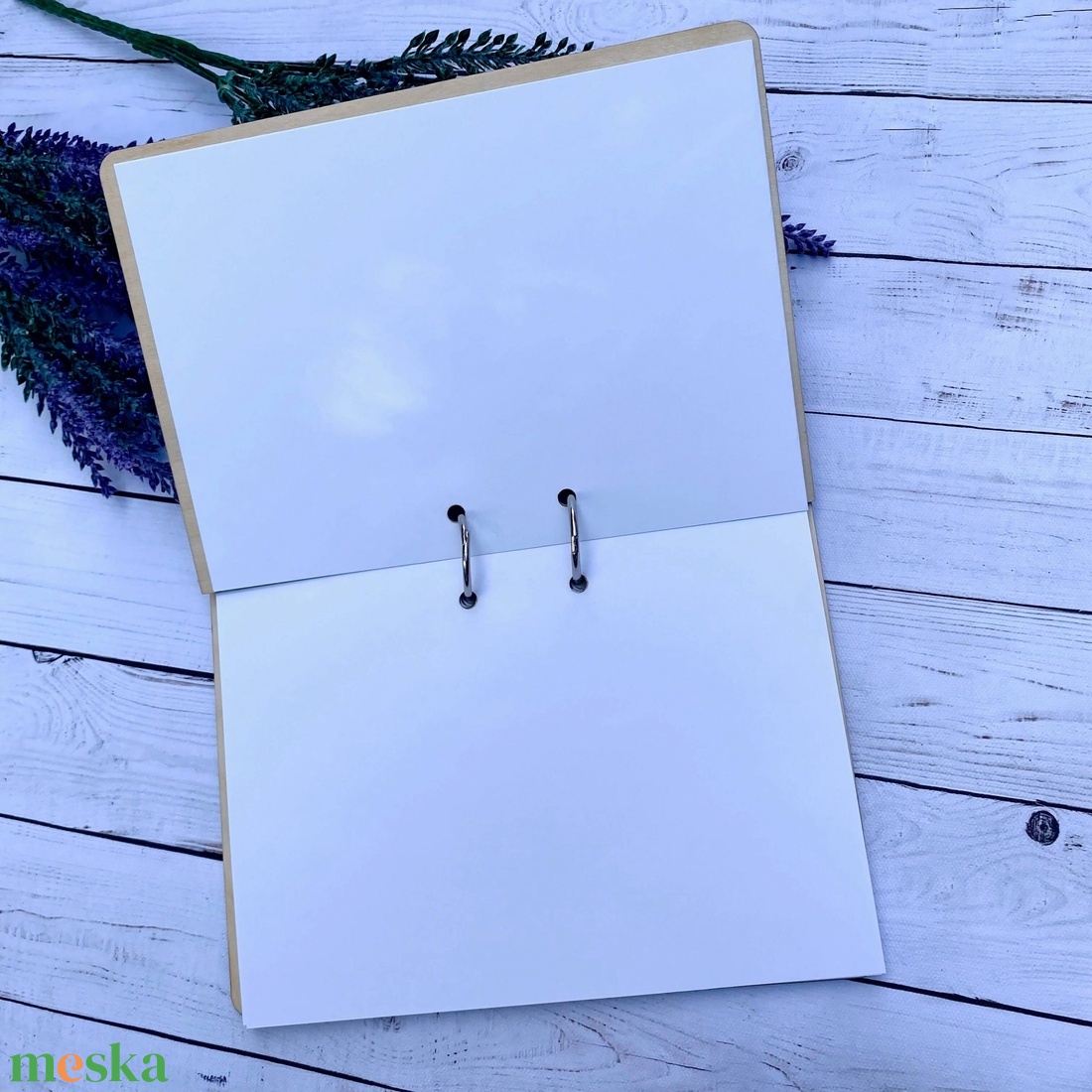 Fa borítós vendégkönyv - geometrikus - esküvő - emlék & ajándék - vendégkönyv - Meska.hu