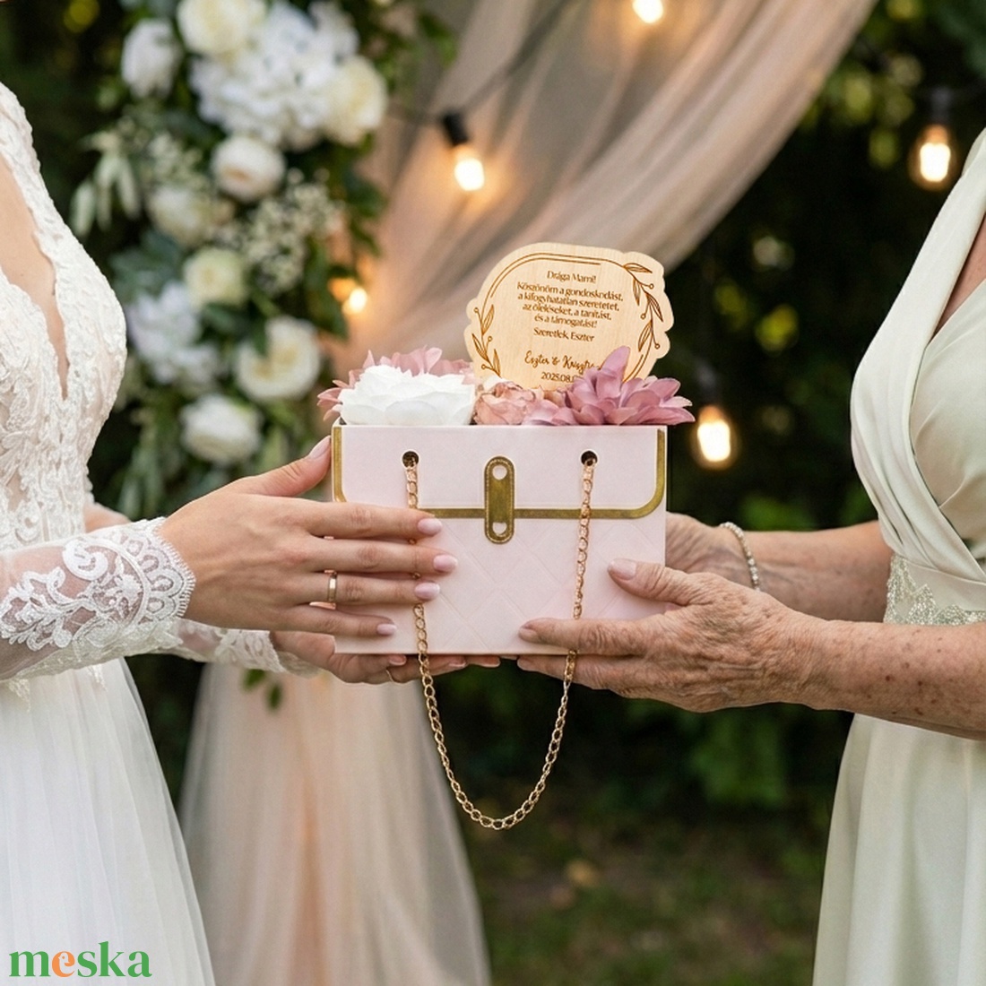 Mamaköszöntő Táska - esküvő - emlék & ajándék - szülőköszöntő ajándék - Meska.hu