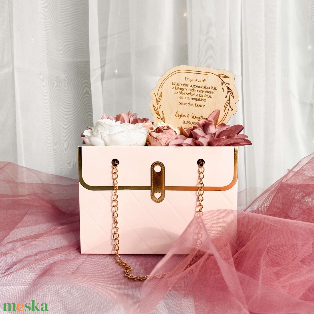 Mamaköszöntő Táska - esküvő - emlék & ajándék - szülőköszöntő ajándék - Meska.hu
