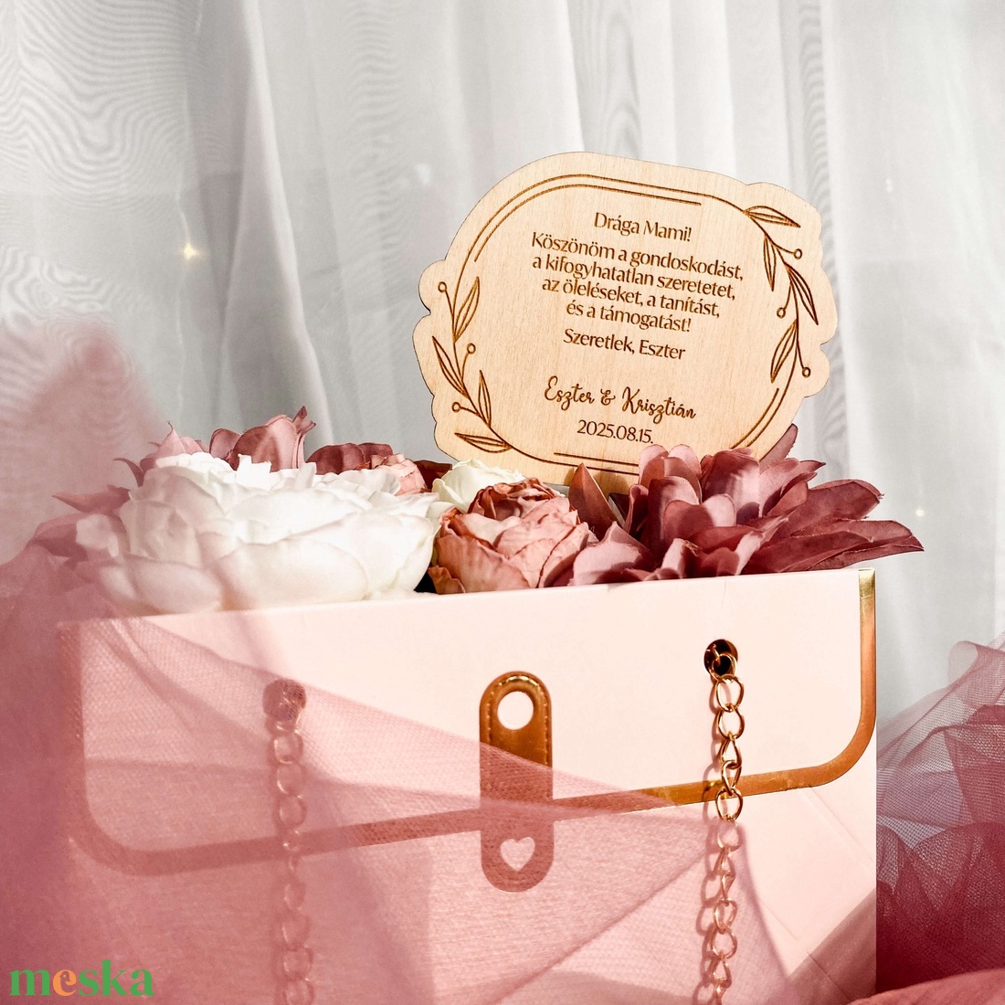 Mamaköszöntő Táska - esküvő - emlék & ajándék - szülőköszöntő ajándék - Meska.hu