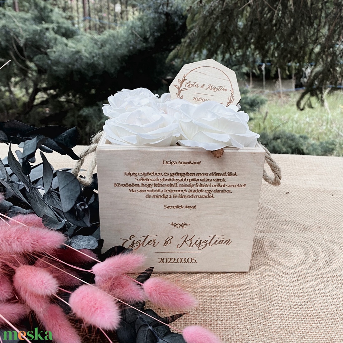 Esküvői Szülőköszöntő Ajándék szett � Fehér - esküvő - emlék & ajándék - szülőköszöntő ajándék - Meska.hu