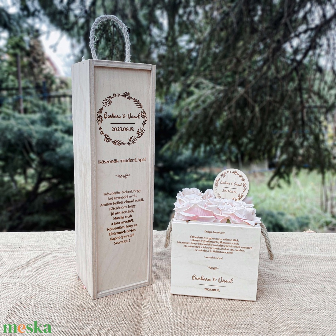 Esküvői Szülőköszöntő Ajándék � Szett - esküvő - emlék & ajándék - szülőköszöntő ajándék - Meska.hu