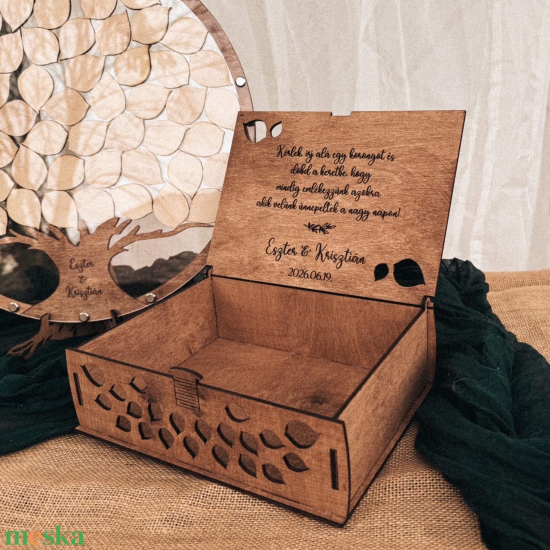 Alternatív vendégkönyv � fa - esküvő - emlék & ajándék - vendégkönyv - Meska.hu