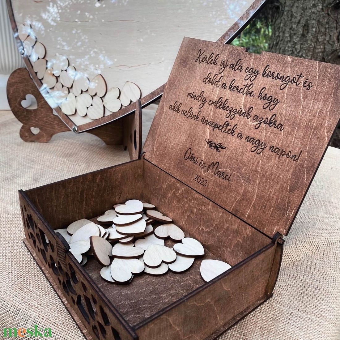 Alternatív vendégkönyv � szív - esküvő - emlék & ajándék - vendégkönyv - Meska.hu