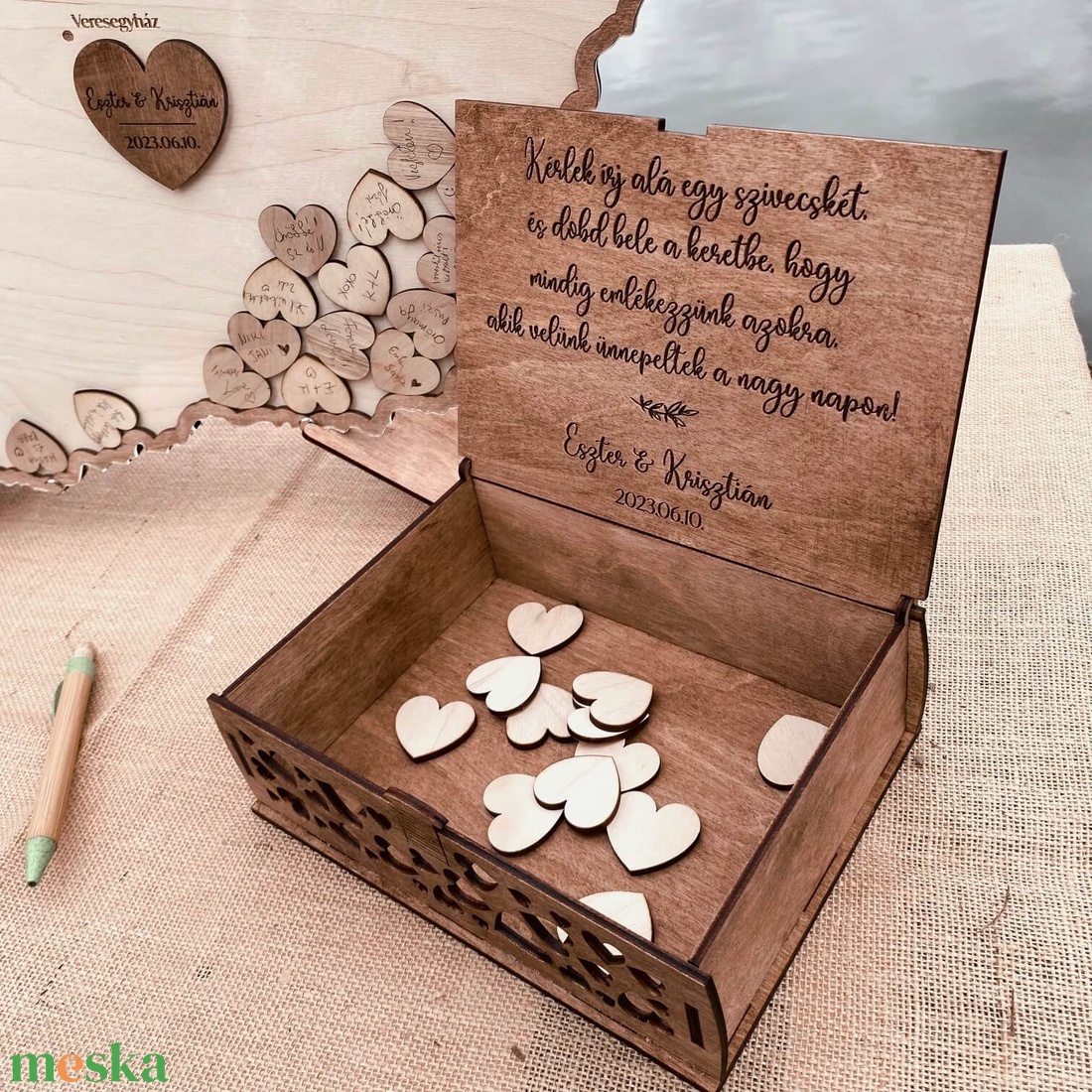 Alternatív vendégkönyv � Magyarország - esküvő - emlék & ajándék - vendégkönyv - Meska.hu