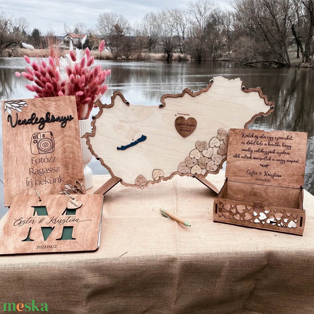 Alternatív vendégkönyv � Magyarország - esküvő - emlék & ajándék - vendégkönyv - Meska.hu