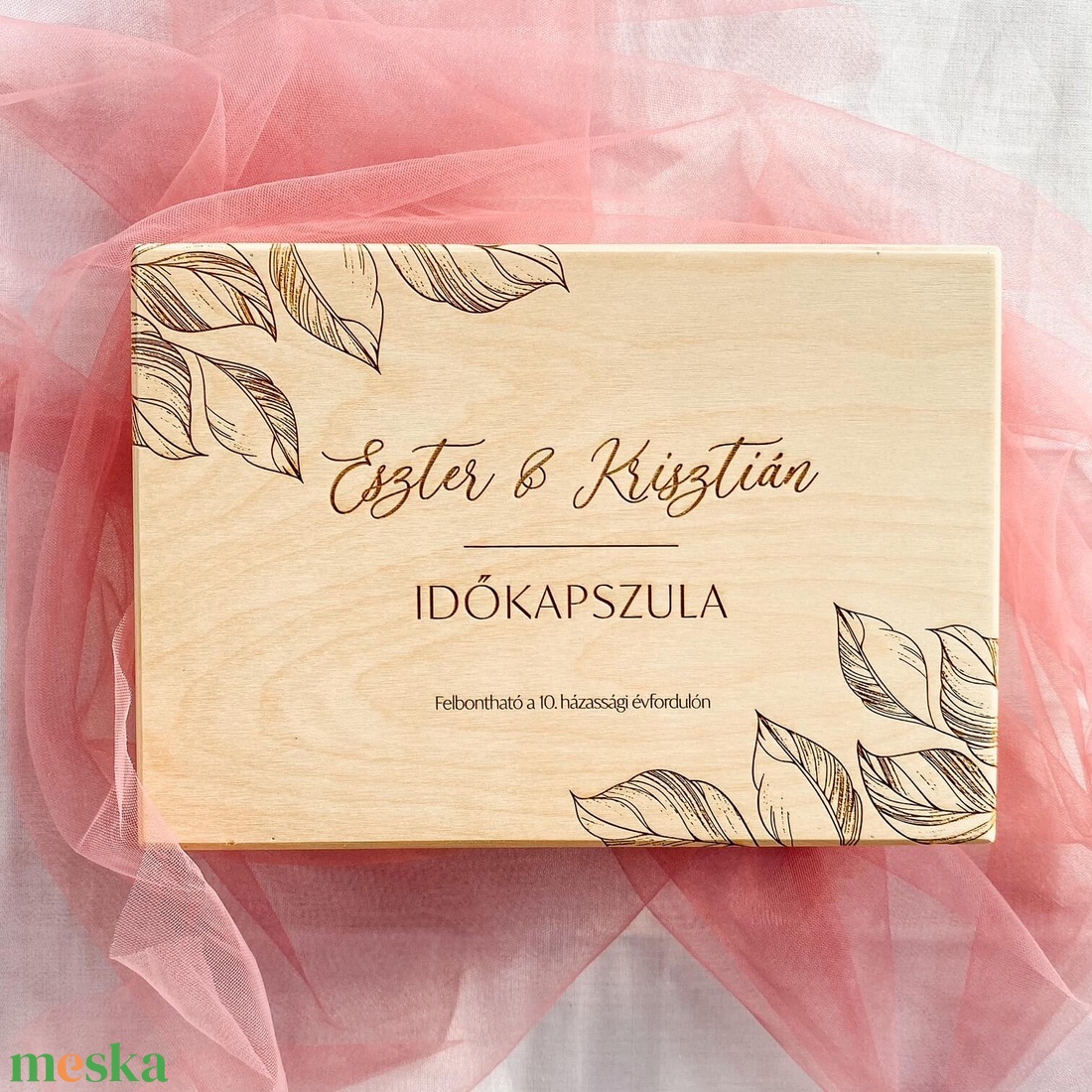 Időkapszula doboz Esküvőre - esküvő - emlék & ajándék - doboz - Meska.hu
