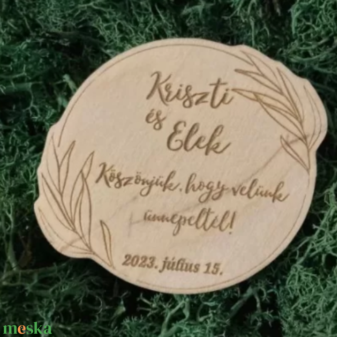 Fa köszönőajándék kör alakú - esküvő - emlék & ajándék - köszönőajándék - Meska.hu Fa köszönőajándék kör alakú - esküvő - emlék & ajándék - köszönőajándék - Meska.hu