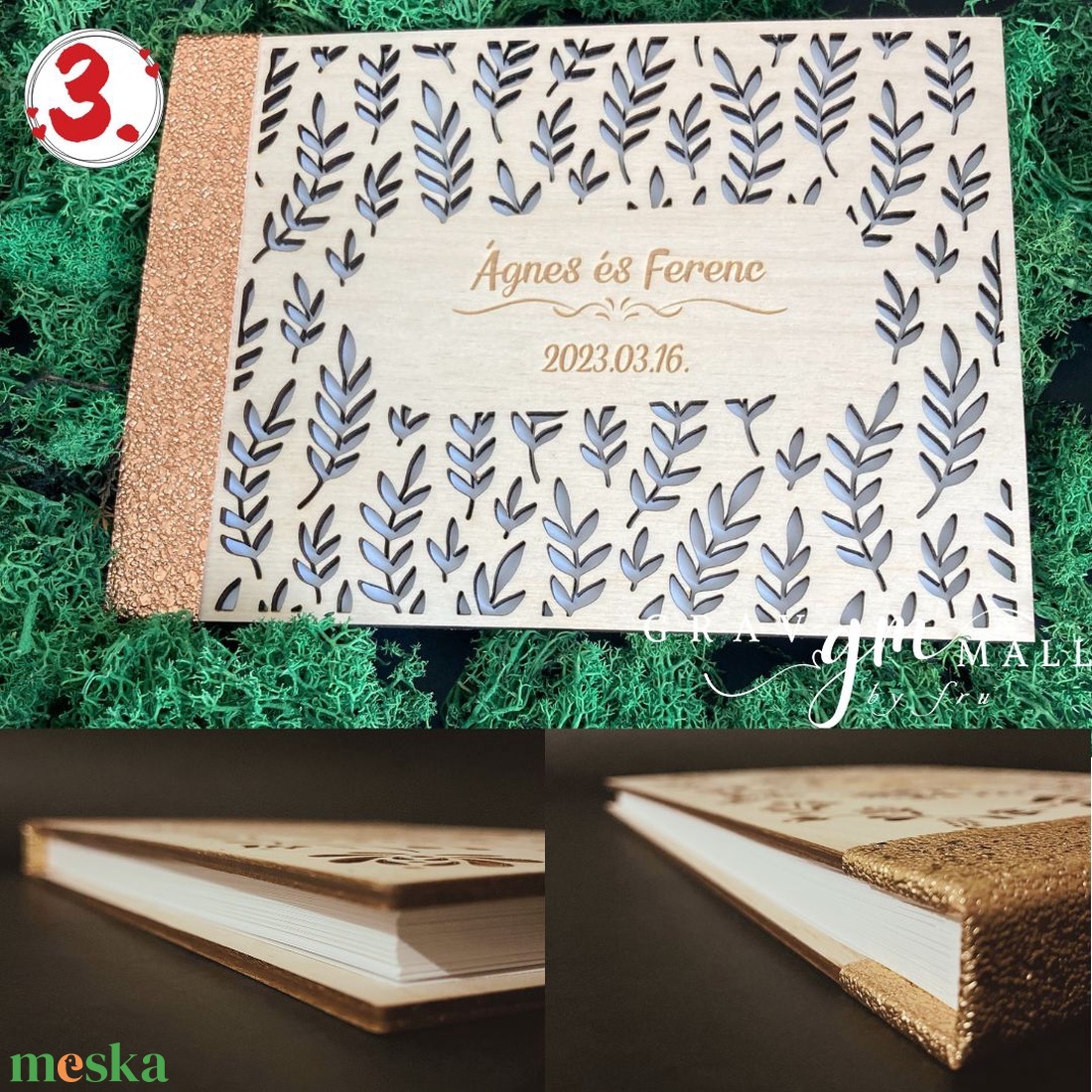 Esküvői vendégkönyv kivágott - 3-as - esküvő - emlék & ajándék - vendégkönyv - Meska.hu Esküvői vendégkönyv kivágott - 3-as - esküvő - emlék & ajándék - vendégkönyv - Meska.hu