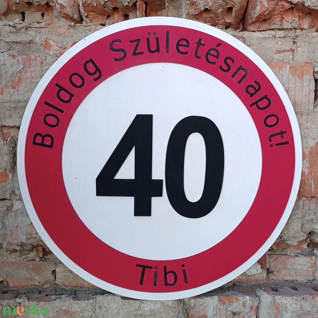 Névre szóló születésnapi tábla - otthon & életmód - dekoráció - kép & falikép - táblakép - Meska.hu