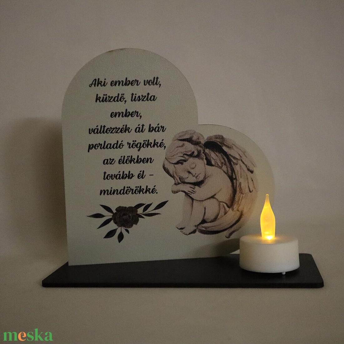 Kegyeleti sírdísz mécsessel - Idézet - otthon & életmód - vallás - temetkezési tárgy - Meska.hu Kegyeleti sírdísz mécsessel - Idézet - otthon & életmód - vallás - temetkezési tárgy - Meska.hu