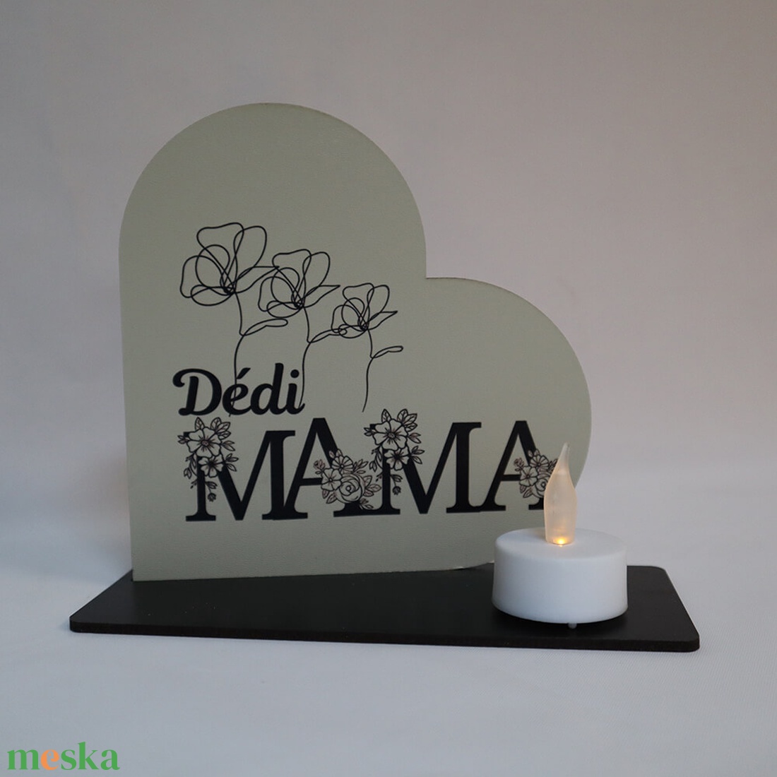 Kegyeleti sírdísz mécsessel - Dédi Mama - otthon & életmód - vallás - temetkezési tárgy - Meska.hu