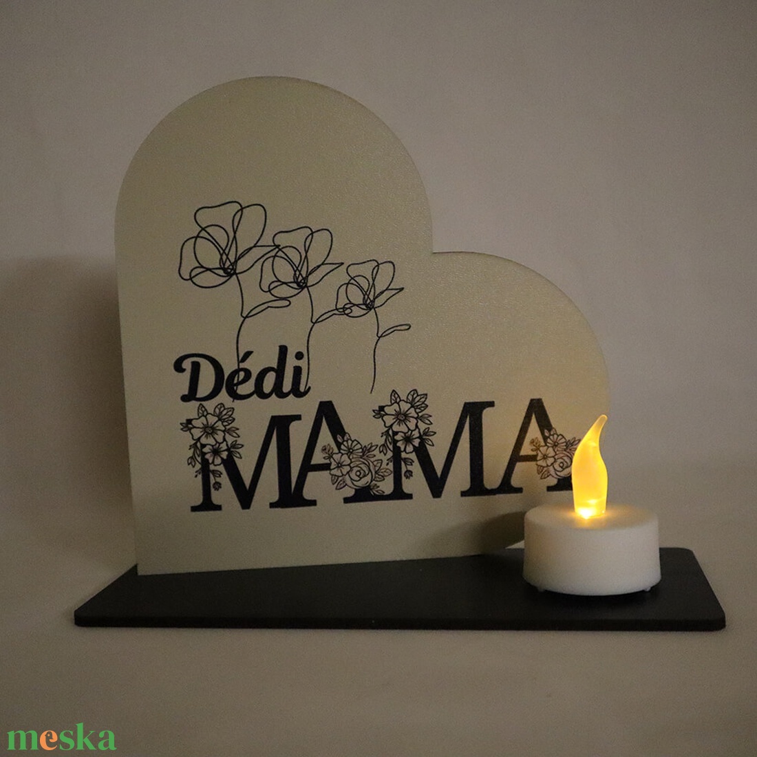 Kegyeleti sírdísz mécsessel - Dédi Mama - otthon & életmód - vallás - temetkezési tárgy - Meska.hu