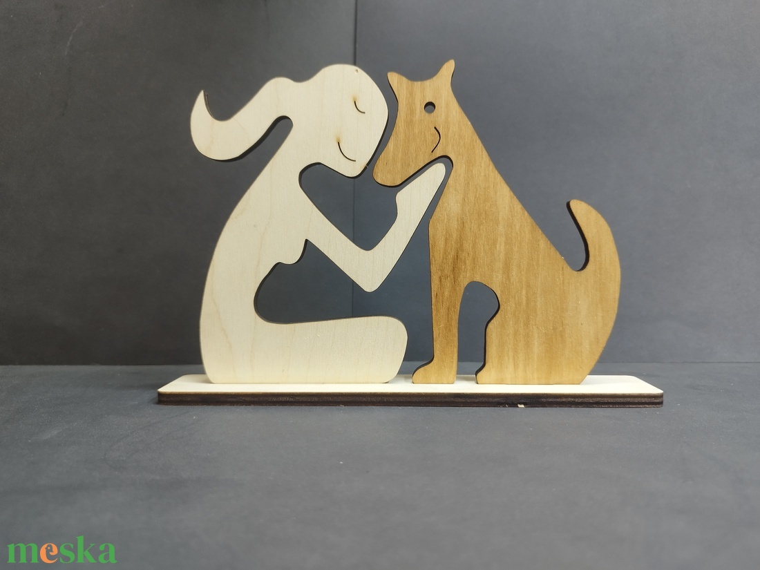 Kutyás lány  - otthon & életmód - dekoráció - asztal és polc dekoráció - asztaldísz - Meska.hu