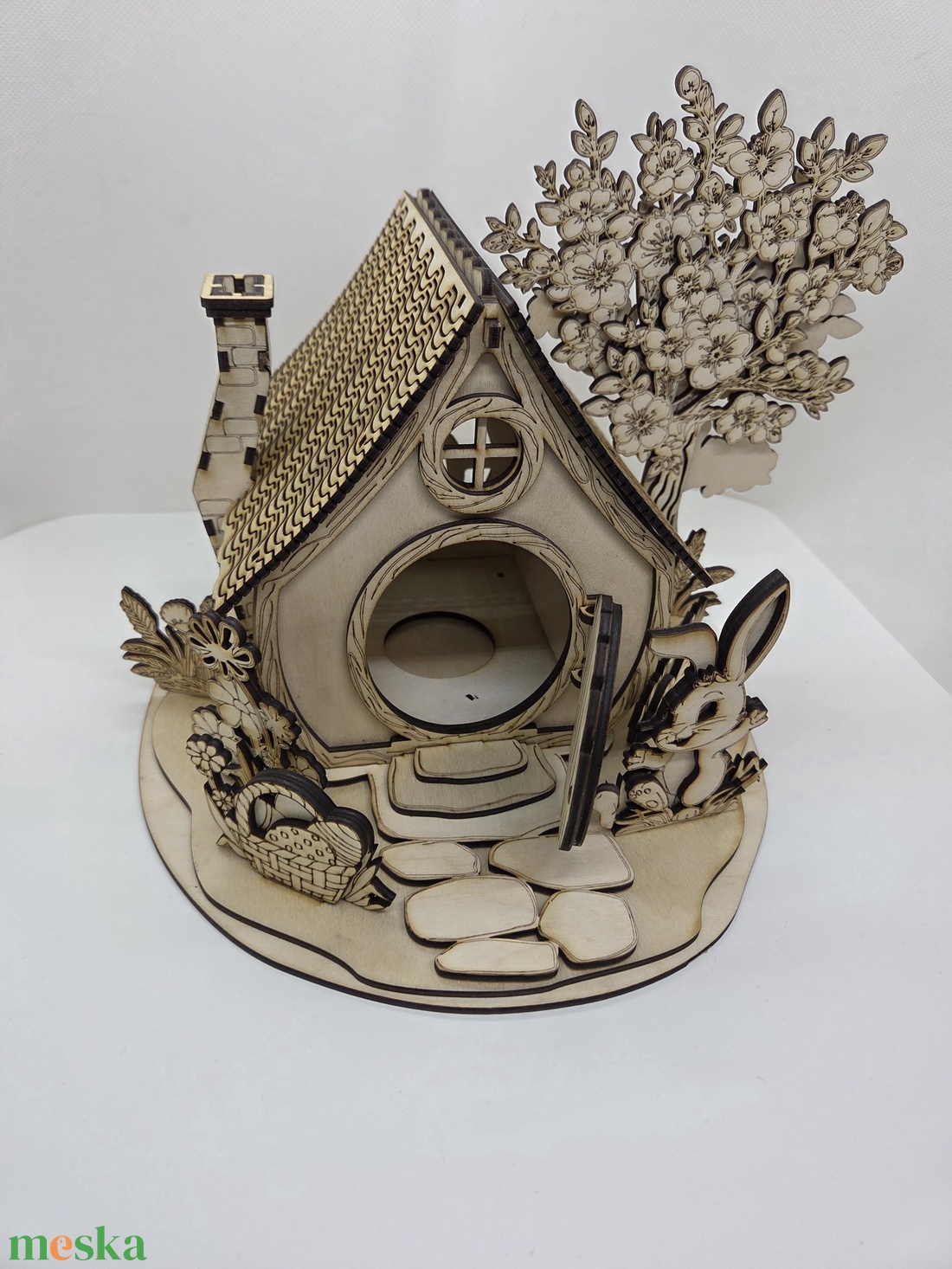 Nyusziház mécsestartó - otthon & életmód - gyertya, illat, aroma - mécses és mécsestartó - Meska.hu