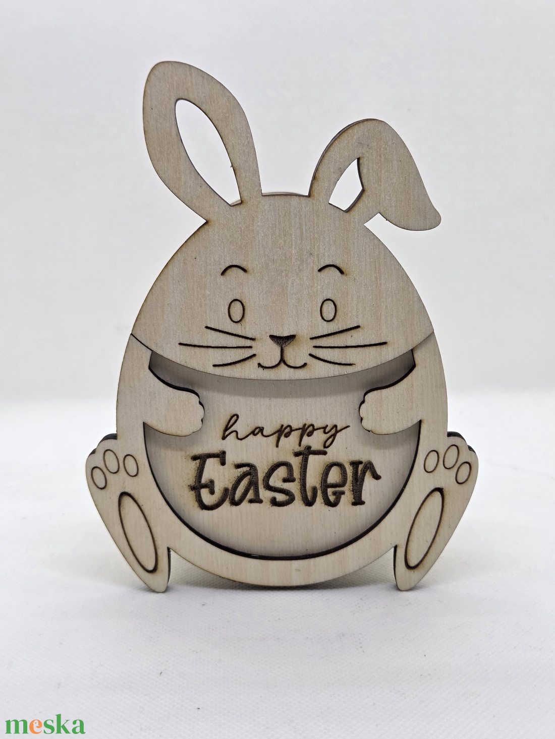 Cukorkatartó nyuszis - ünnepi díszek, dekorációk - húsvéti díszek és dekorációk - húsvéti asztaldíszek - Meska.hu