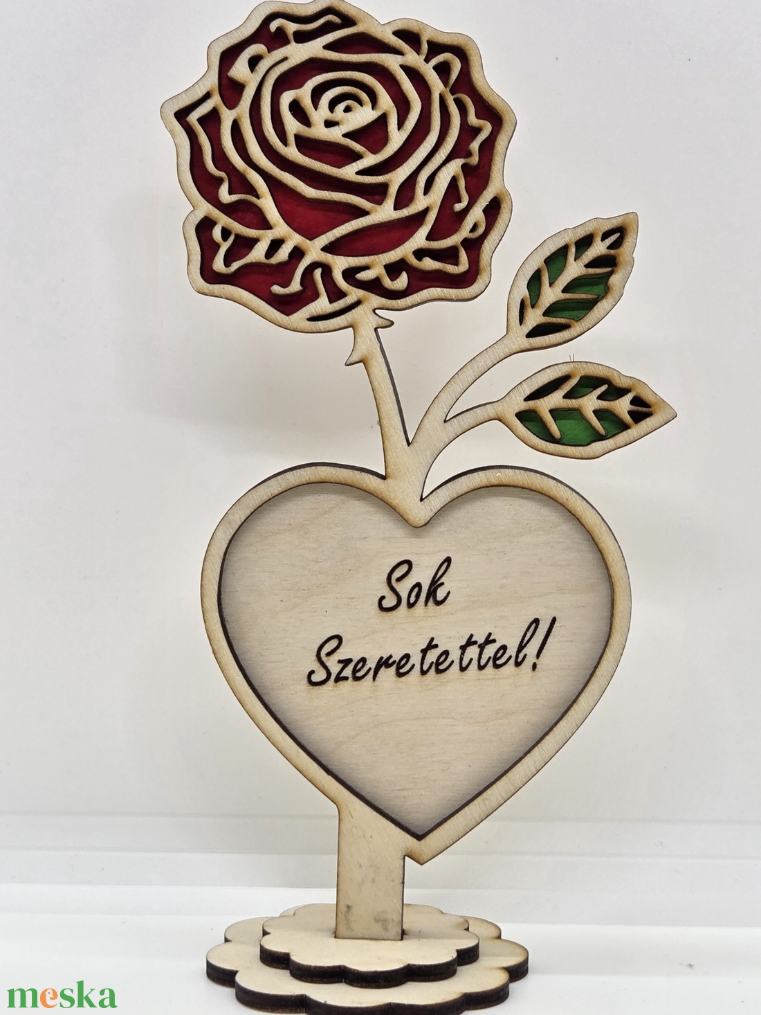 Örökvirág - otthon & életmód - virágdekoráció - virágdíszek - lézervágott virágdíszek - Meska.hu