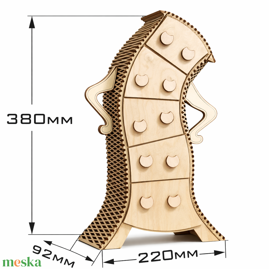 Ékszertartó szekrényke - ékszer - ékszertartó - ékszertartó állvány - Meska.hu