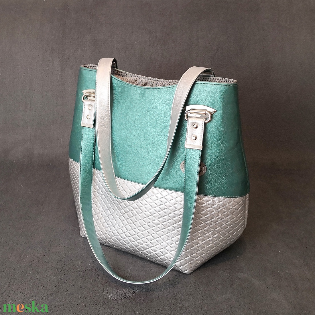 GreatArt Bags - Türkiz-rombusz válltáska - táska & tok - kézitáska & válltáska - válltáska - Meska.hu