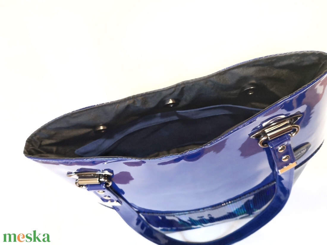 Női királykék hologramos válltáska - vízlepergető - táska & tok - kézitáska & válltáska - válltáska - Meska.hu